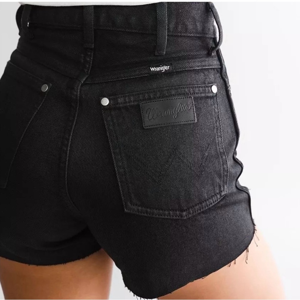 Wrangler Women's Black Denim Shorts